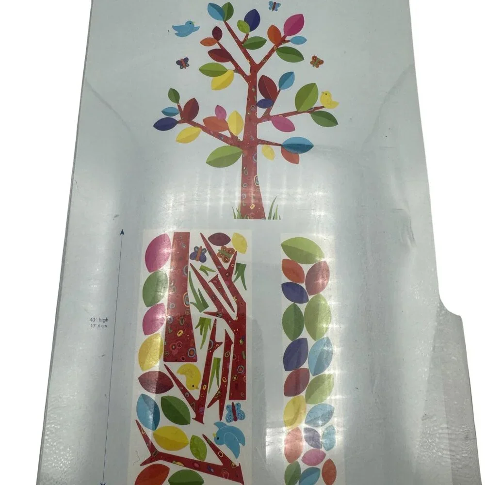 Roommates Kids Hearthsong Family Tree Removable Reusable Wall Sticker 48 Pieces